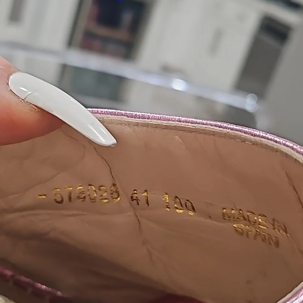 Gucci barbie pink metallic slides 10 41 - Picture 8 of 8